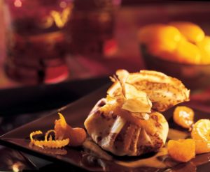 Aumonières de crèpes au miel